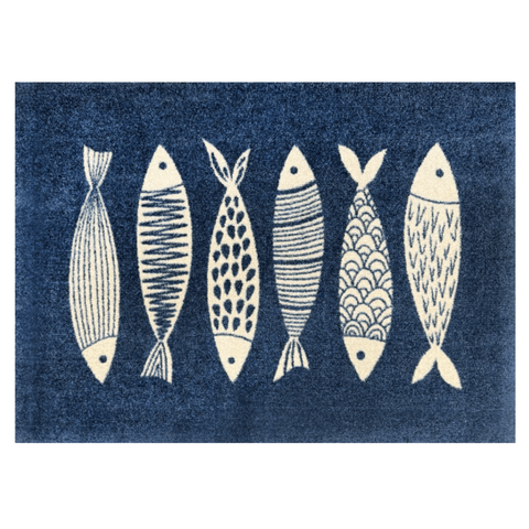 Machine Washable - A Fish Tale Rug