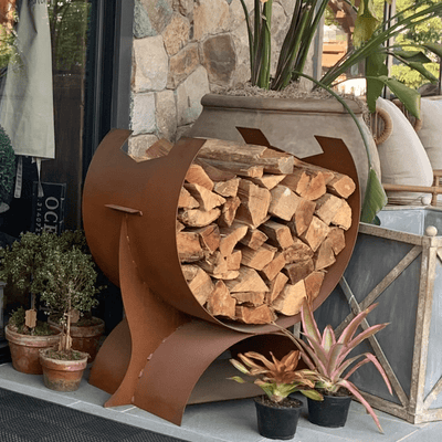 Flaming Gorge - Crescent Firewood Holder Accessory - Our Boat House