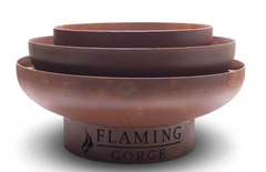 Flaming Gorge Gobi Steel Fire Pit - Four Sizes