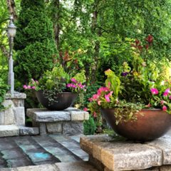 Florence Copper Planter Bowl - Our Boat House