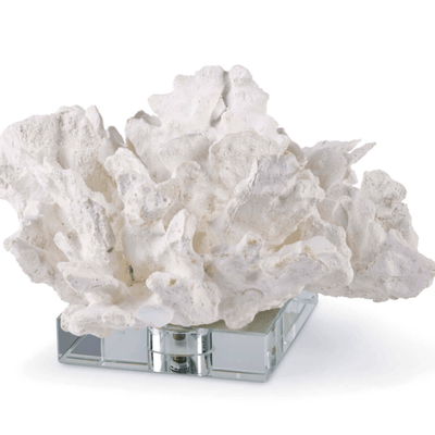 Flower Coral On Crystal Base - Our Boat House