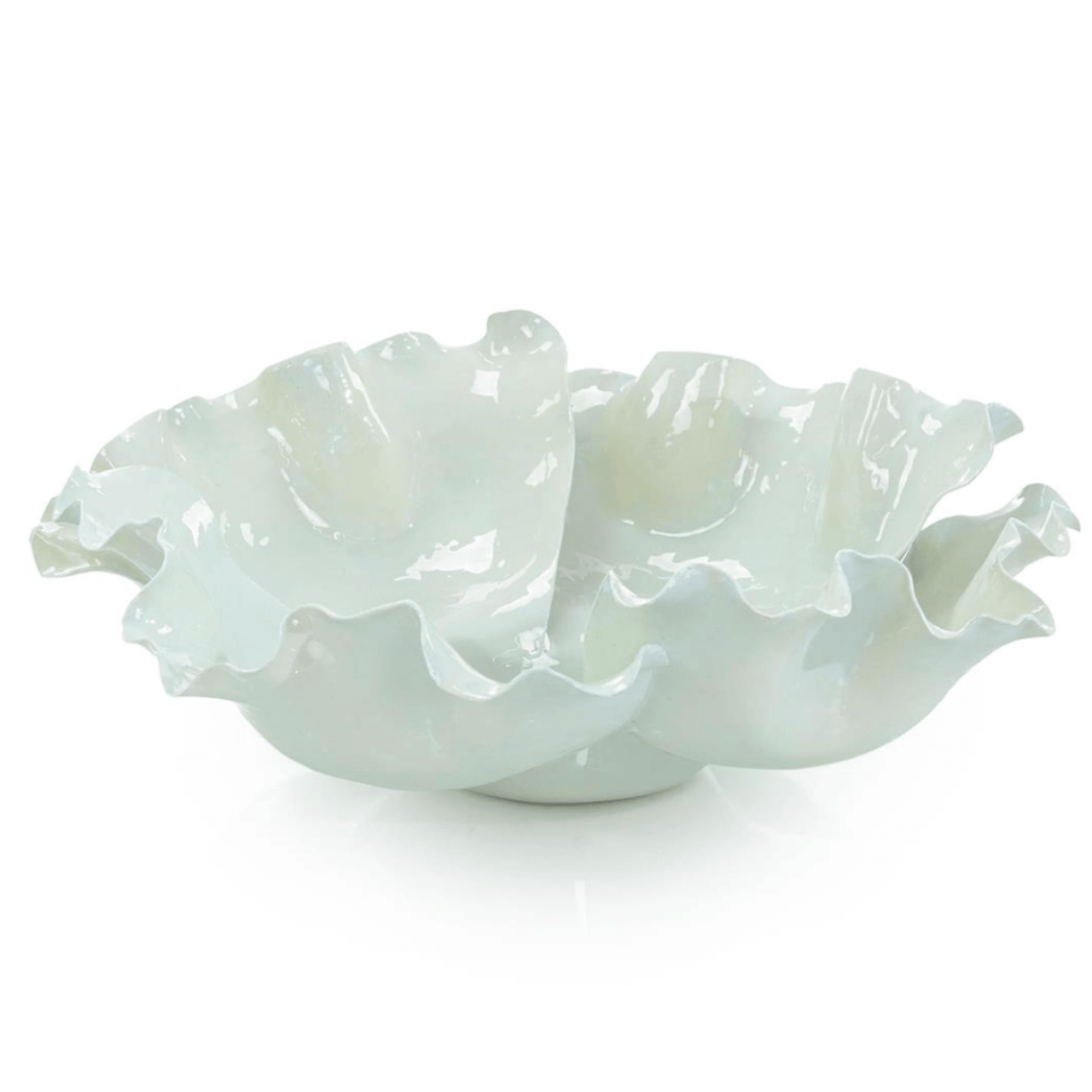 Flowing Pale Green Bowl - Our Boat House