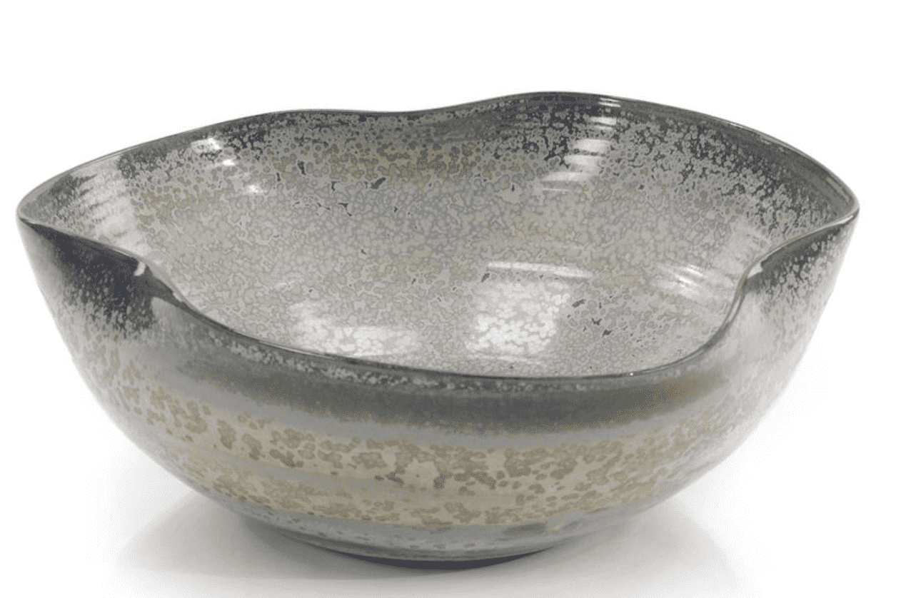 Free Form Bowl in Sea Foam Blues - Our Boat House