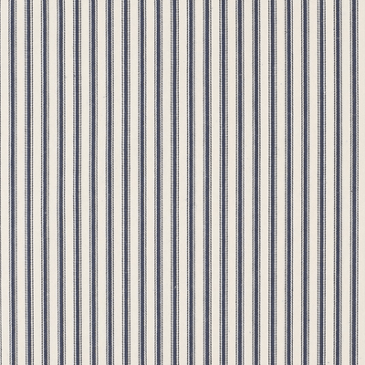 French Ticking Indigo Fabric Swatch - Beachside Collection - Our Boat House