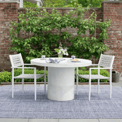 Fusion Handwoven Indoor/Outdoor Rug - Blue - Our Boat House