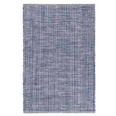 Fusion Handwoven Indoor/Outdoor Rug - Blue - Our Boat House