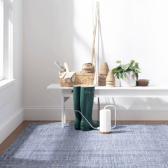Fusion Handwoven Indoor/Outdoor Rug - Blue - Our Boat House