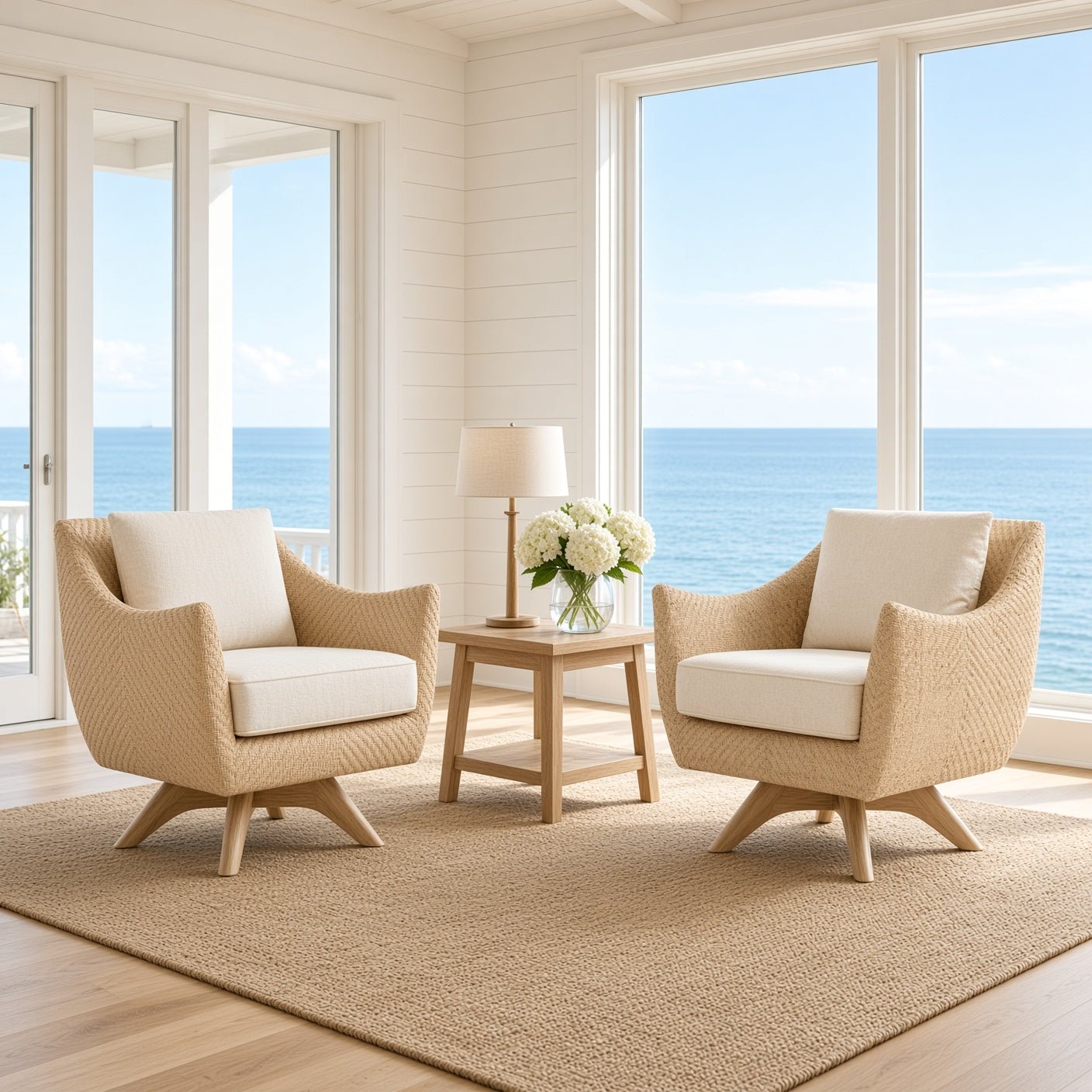 Gabriola Swivel Accent Chair - Our Boat House