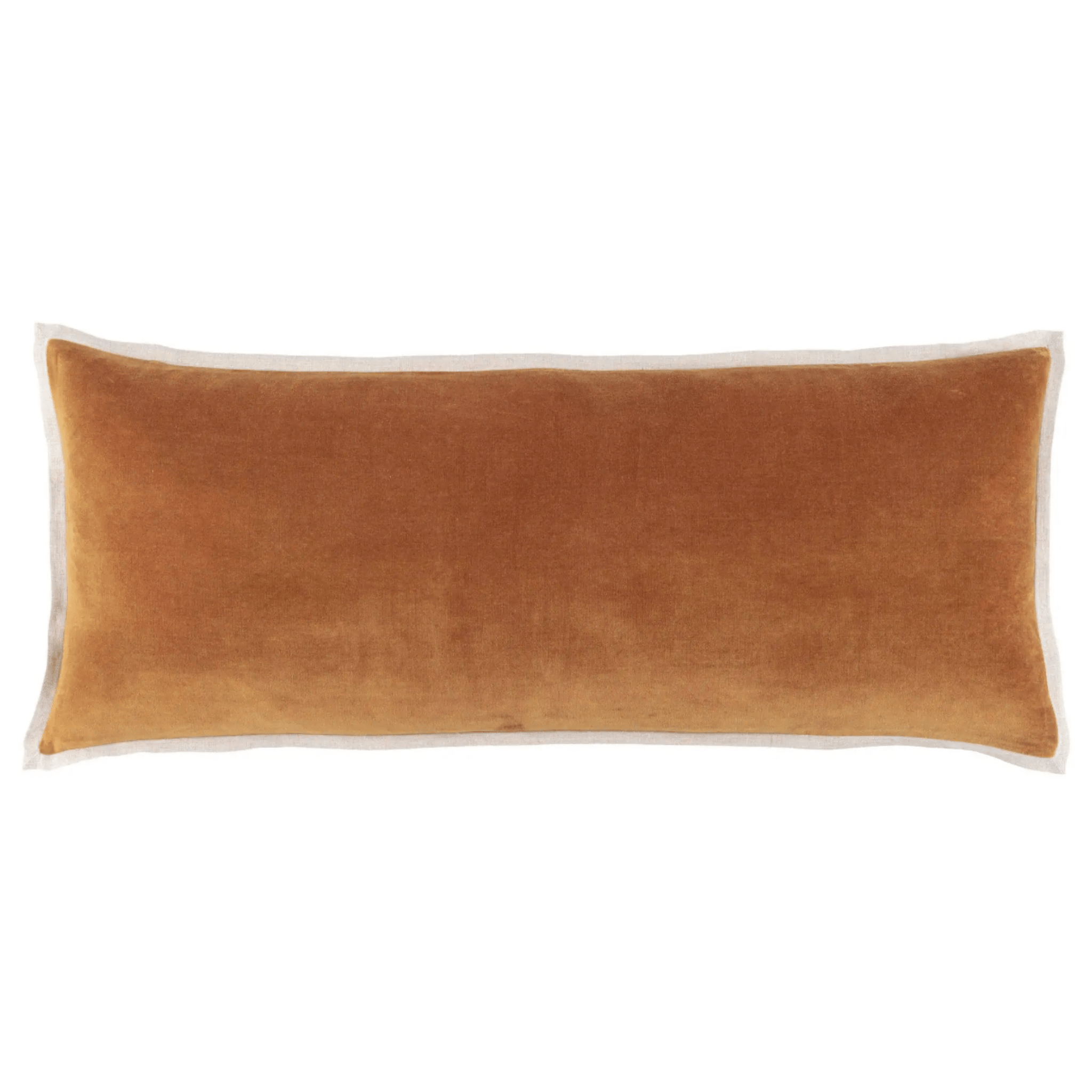 Gehry Velvet/Linen Decorative Pillow Cover - Caramel - Our Boat House