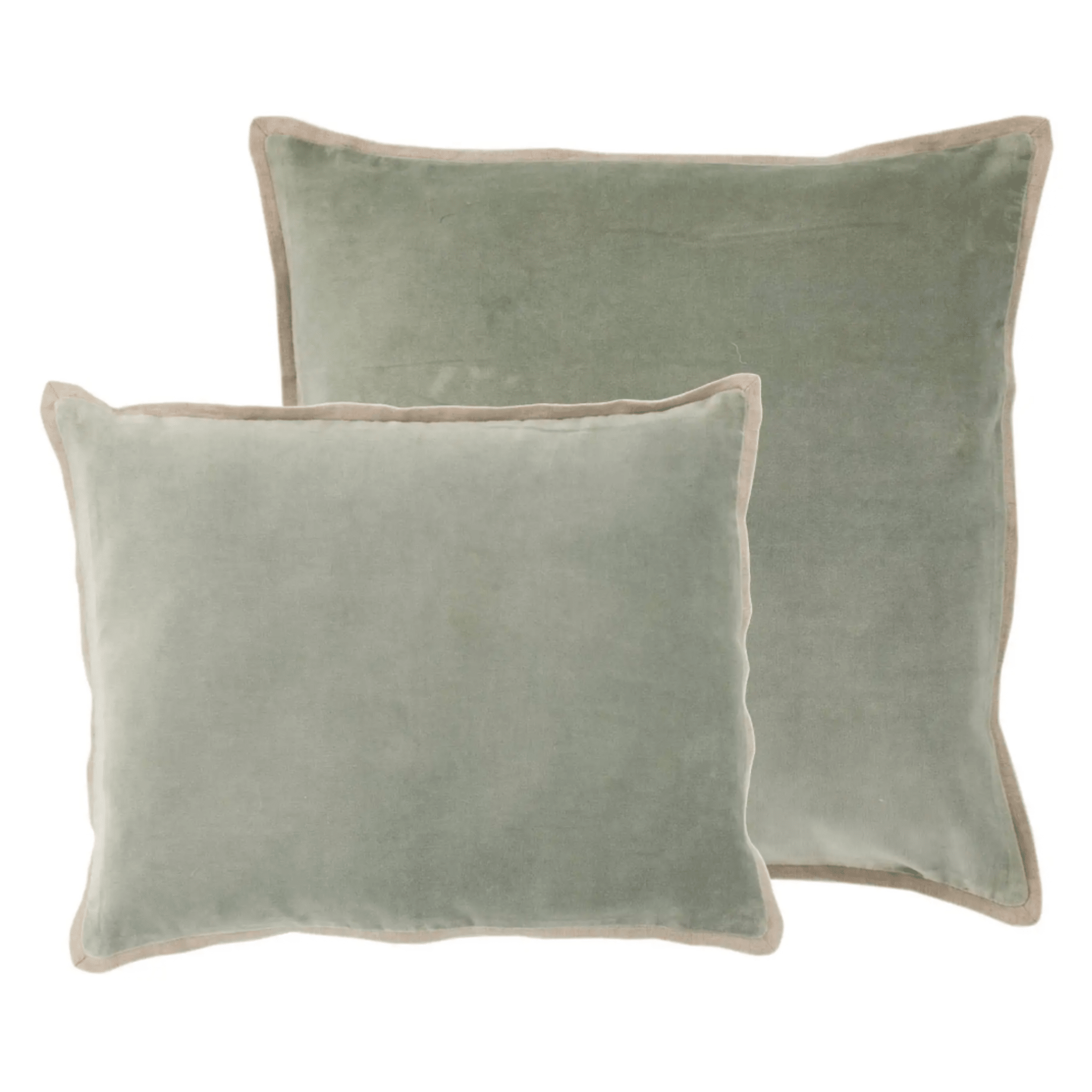 Gehry Velvet/Linen Decorative Pillow Cover - Desert Sage - Our Boat House