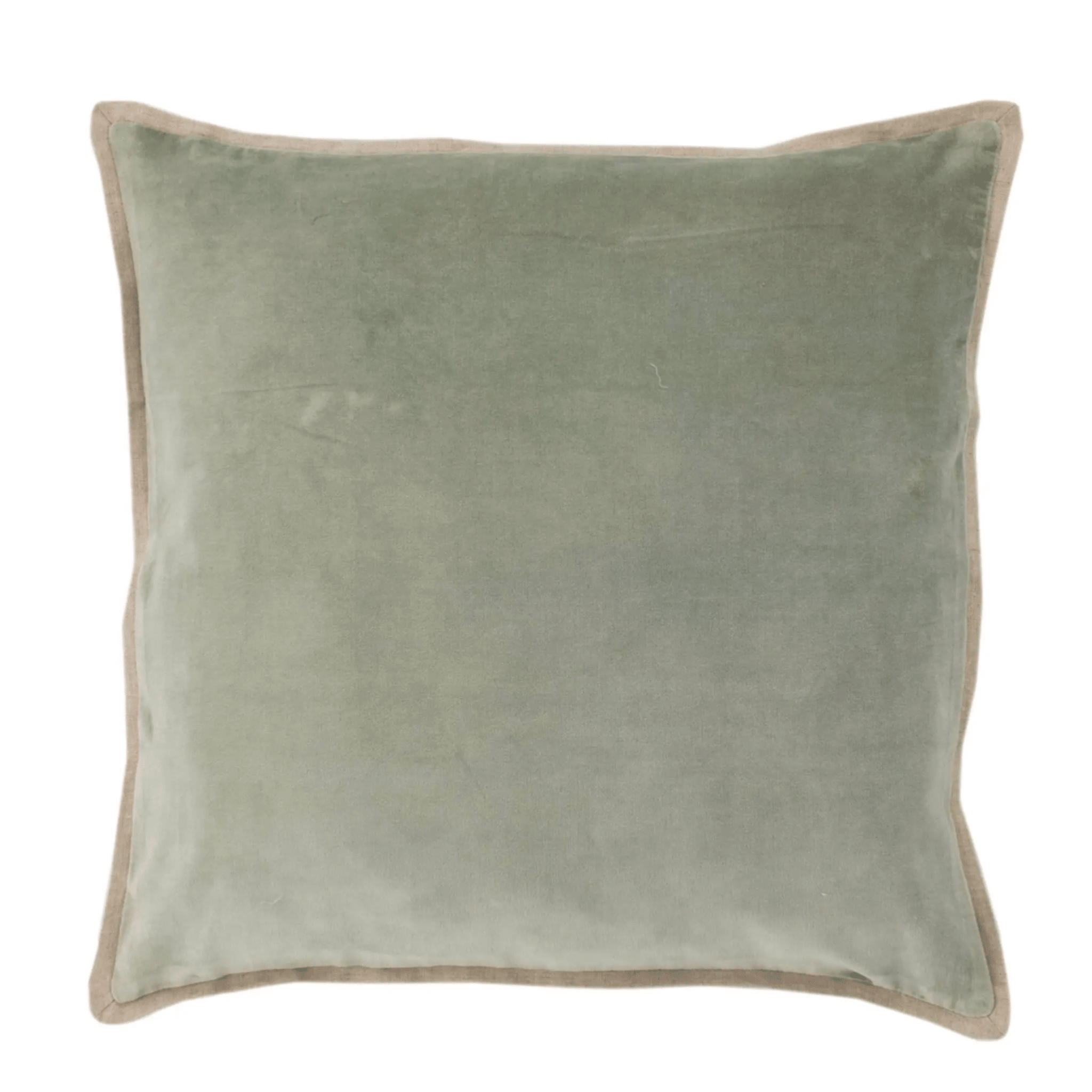 Gehry Velvet/Linen Decorative Pillow Cover - Desert Sage - Our Boat House