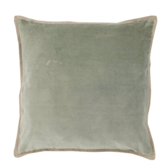Gehry Velvet/Linen Decorative Pillow Cover - Desert Sage - Our Boat House