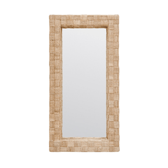 Geneva Woven Abaca Mirror - Four Sizes - Our Boat House
