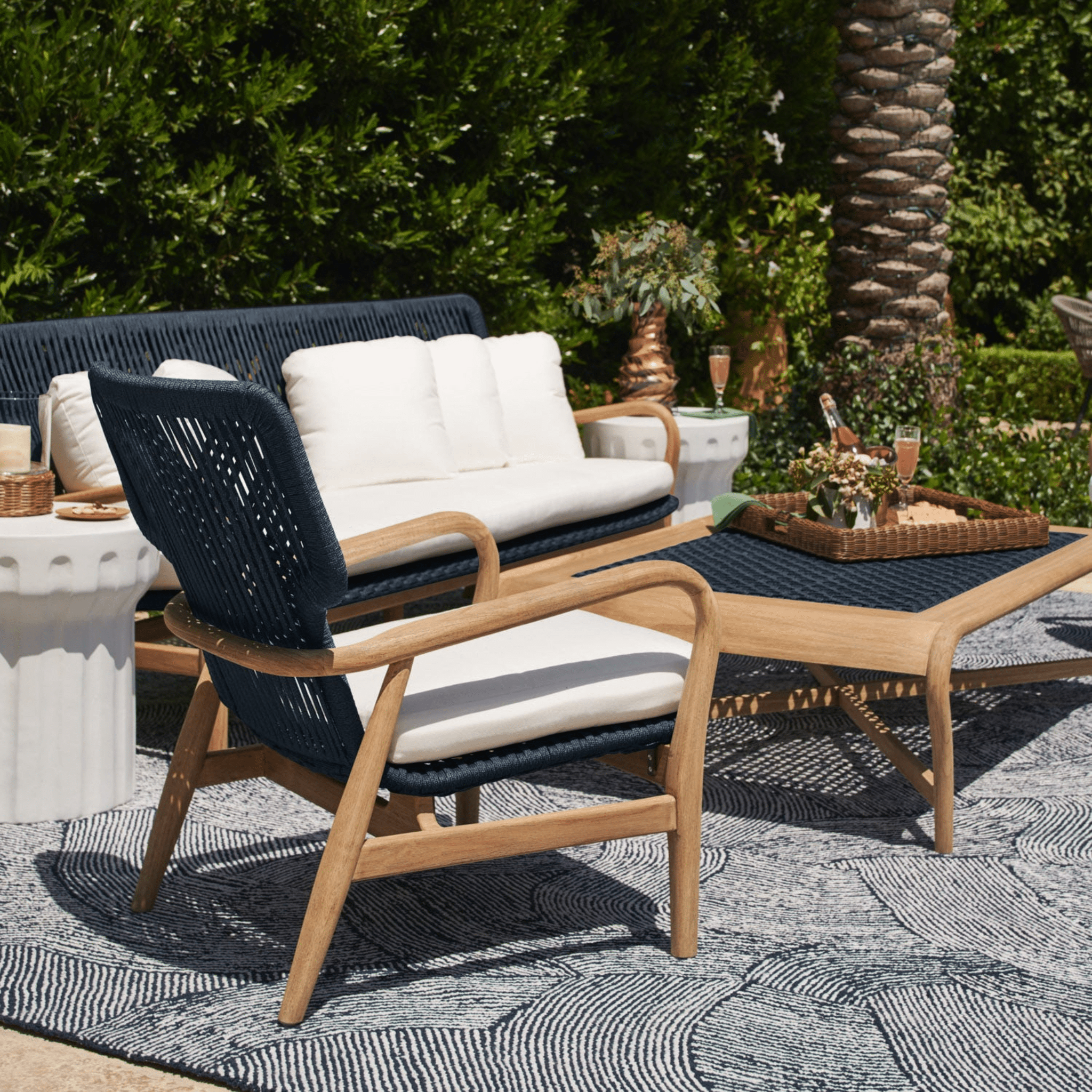 Gia Outdoor Lounge Chair - Our Boat House