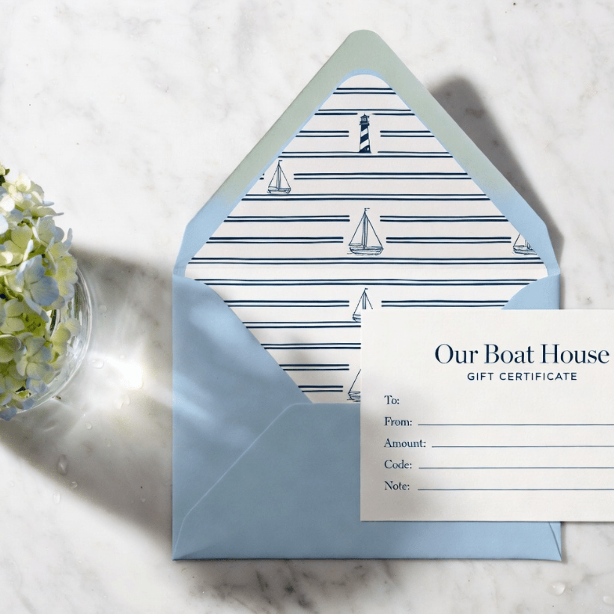 Gift Card - Our Boat House - various increments - Our Boat House