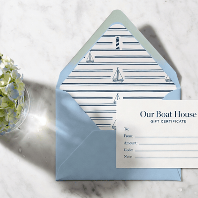 Gift Card - Our Boat House - various increments - Our Boat House