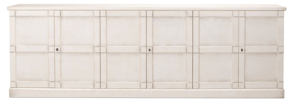 Giovanna Washed Sideboard in Stucco White - Our Boat House