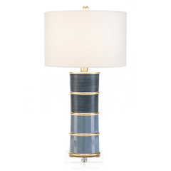 Gradient Sapphire Table Lamp - Our Boat House