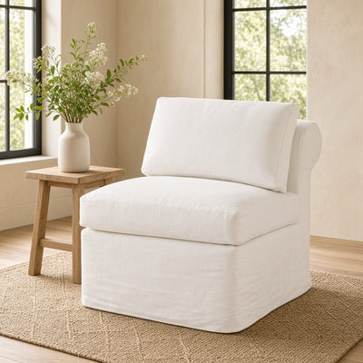 Grand Cayman Slipcovered Chair - Our Boat House