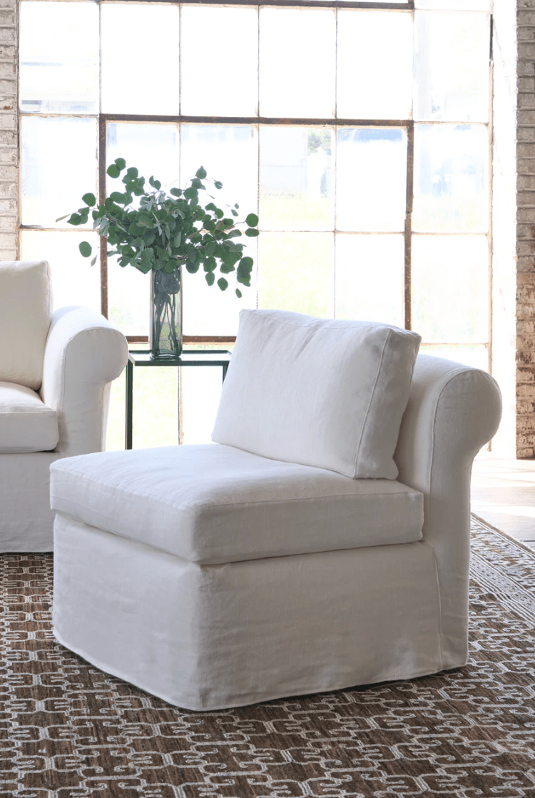 Grand Cayman Slipcovered Chair - Our Boat House