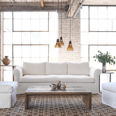 Grand Cayman Slipcovered Sofa - Our Boat House