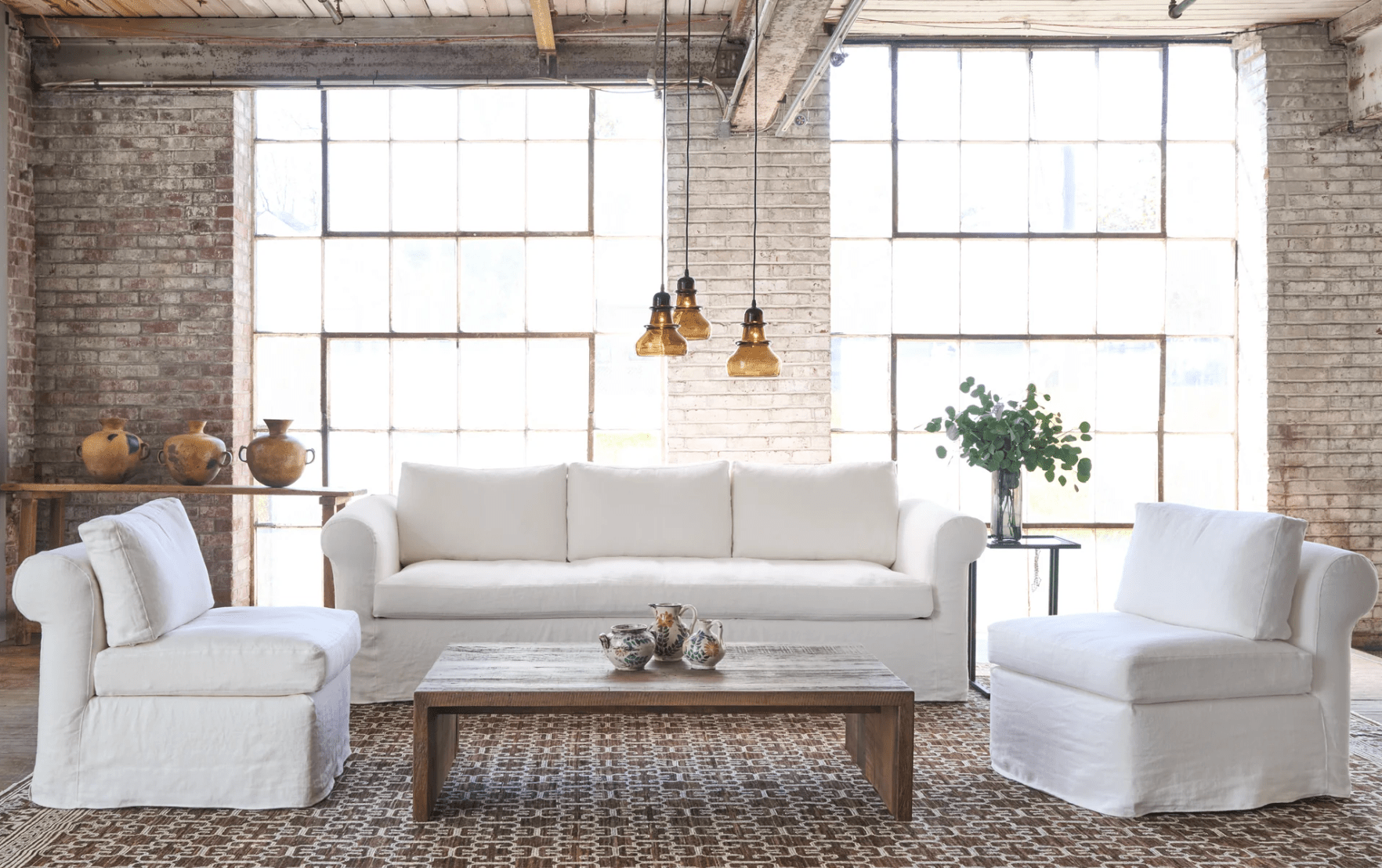 Grand Cayman Slipcovered Sofa - Our Boat House