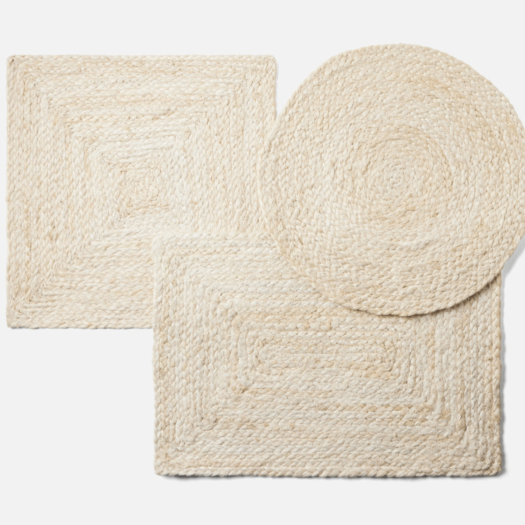 Grant Ivory Placemat Set - Three Styles - Our Boat House