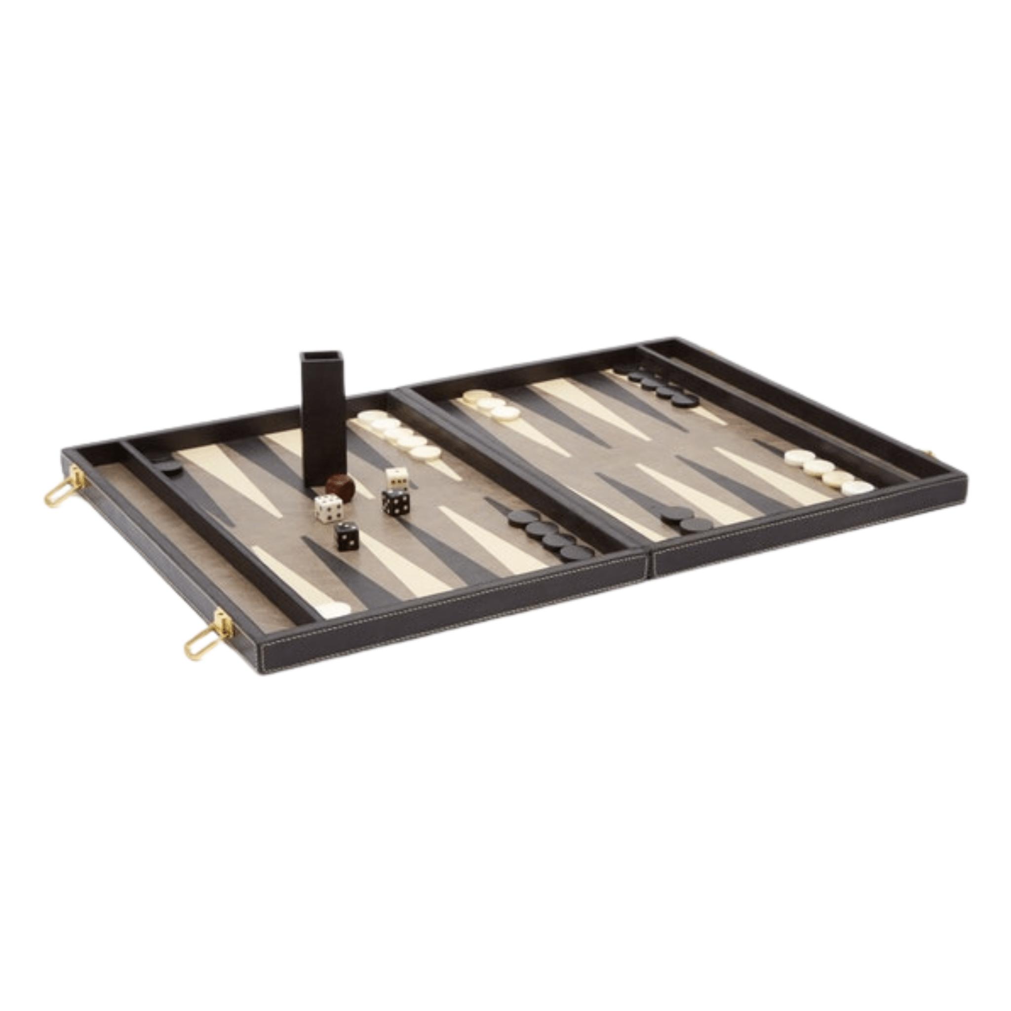 Grantham Backgammon - Charcoal - Our Boat House