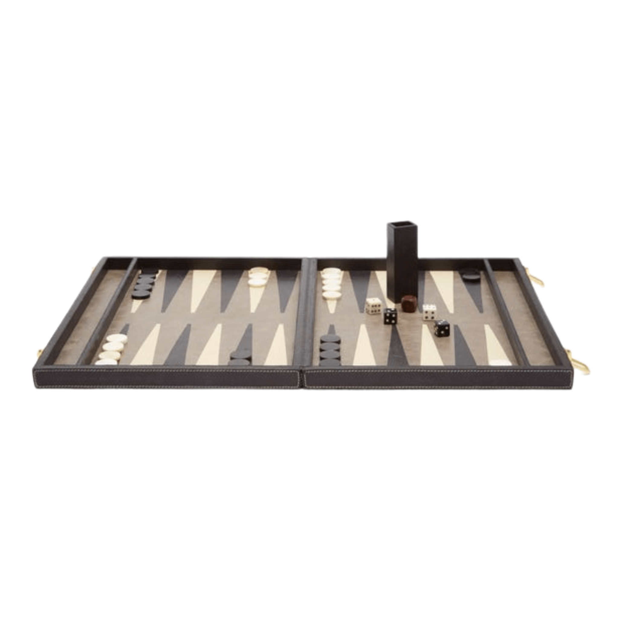Grantham Backgammon - Charcoal - Our Boat House