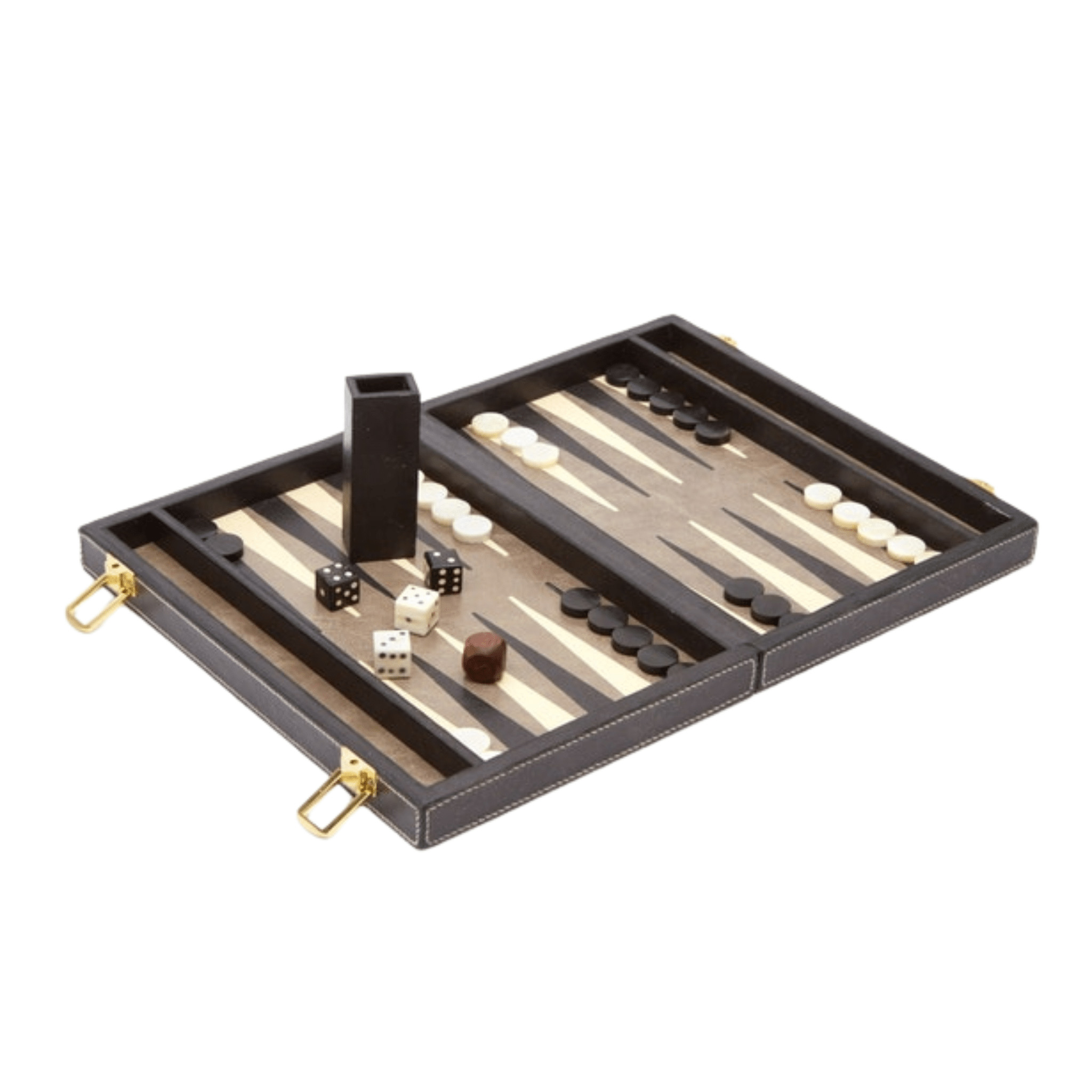 Grantham Backgammon - Charcoal - Our Boat House