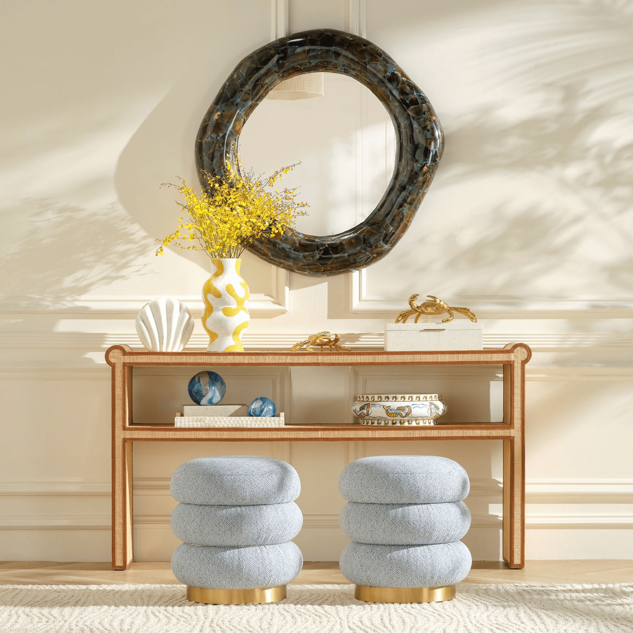 Grenada Raffia Console - Five Sizes - Our Boat House