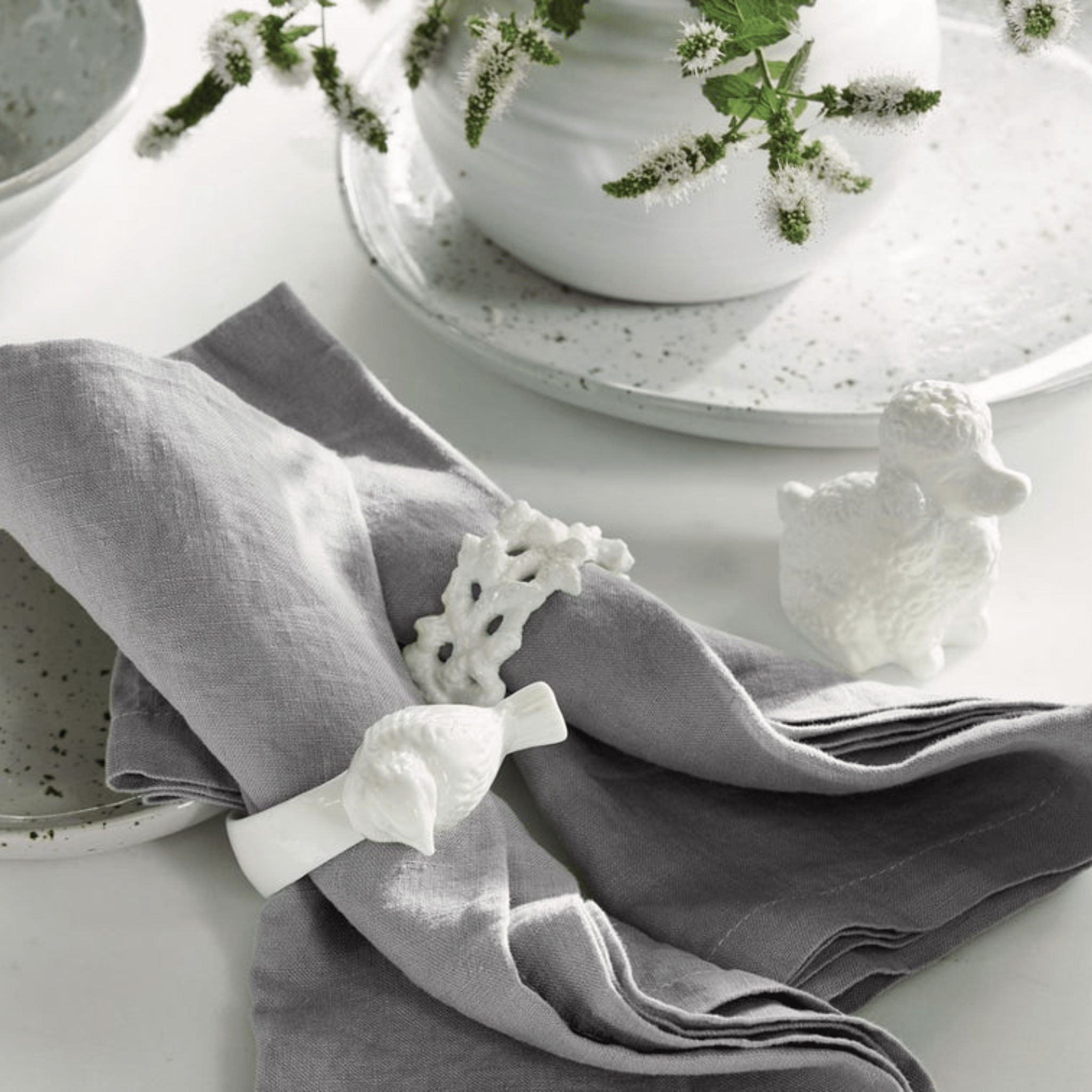 Greta Napkin Ring Set - Our Boat House