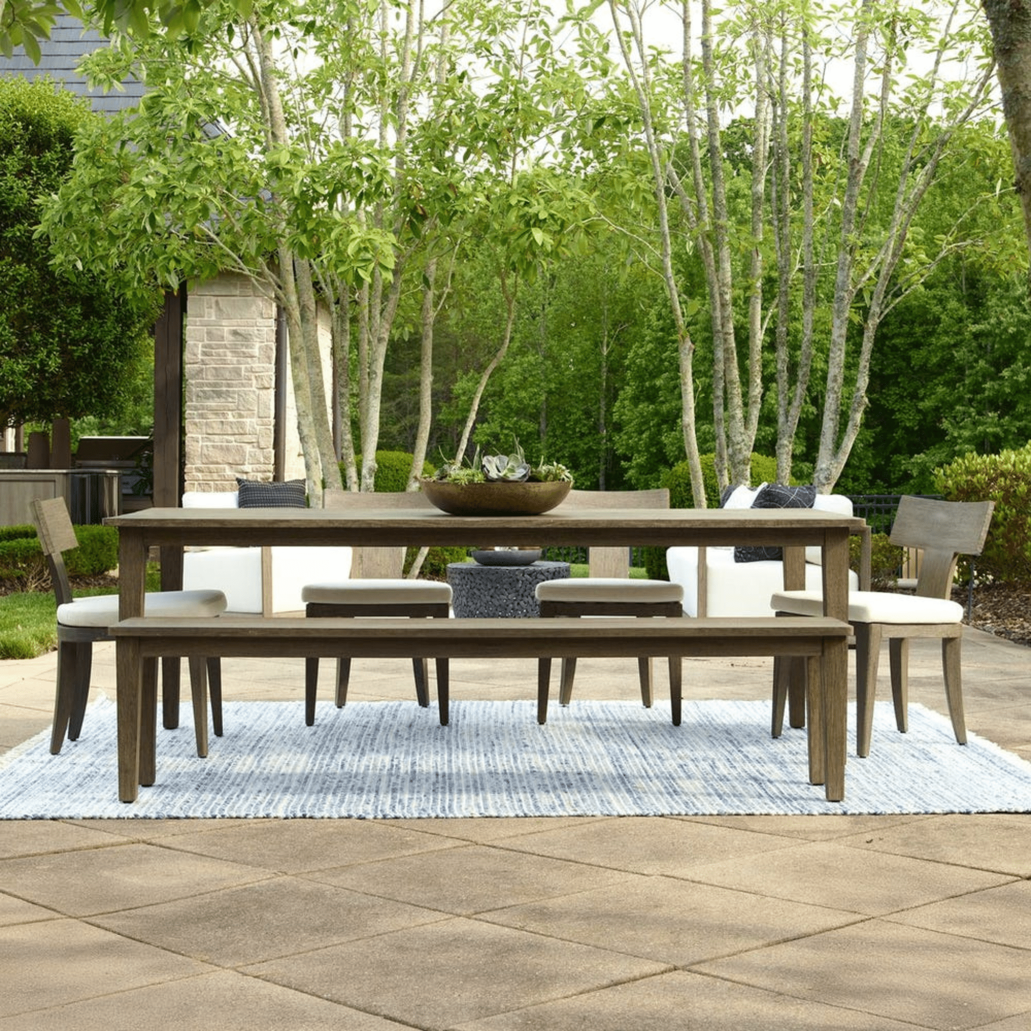 Gulf Shores Outdoor Dining Table - coastal inspired home furnishing lifestyle