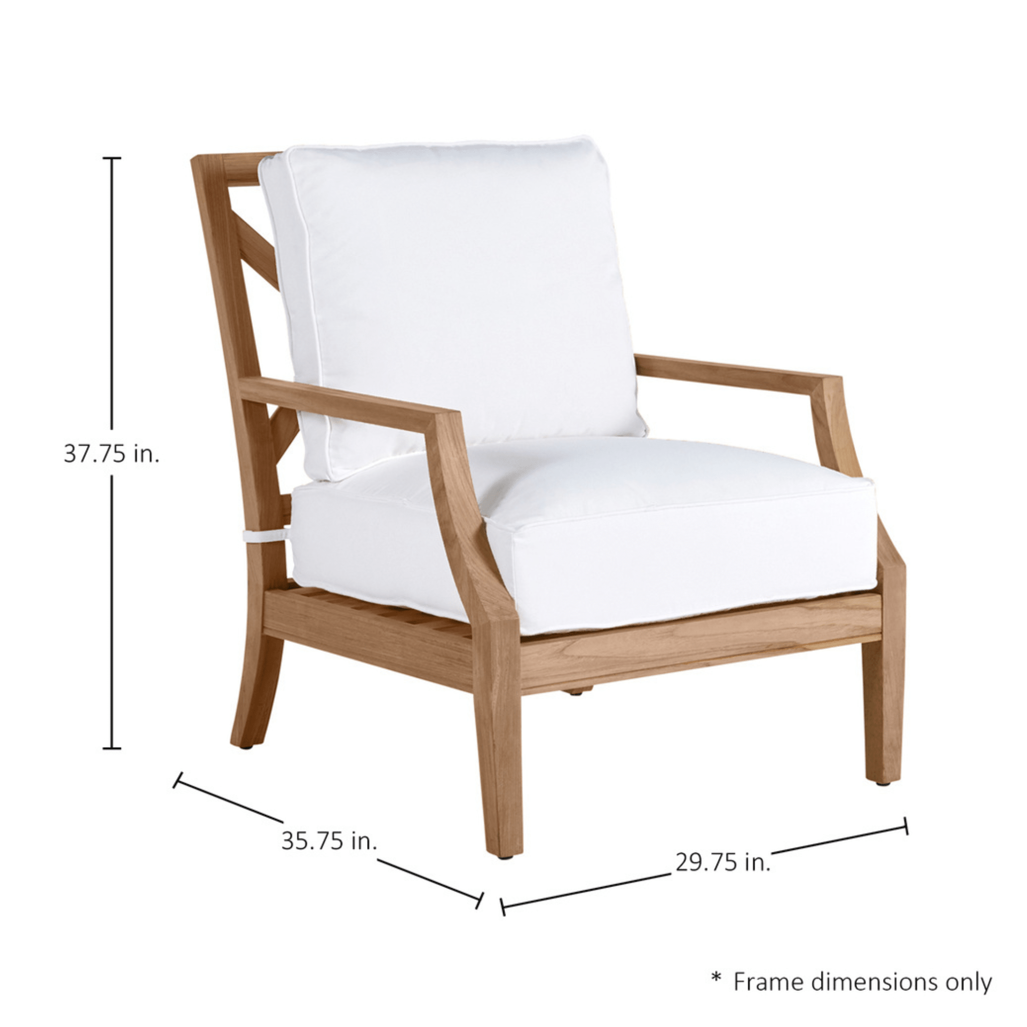 Haley Teak Lounge Chair - Our Boat House