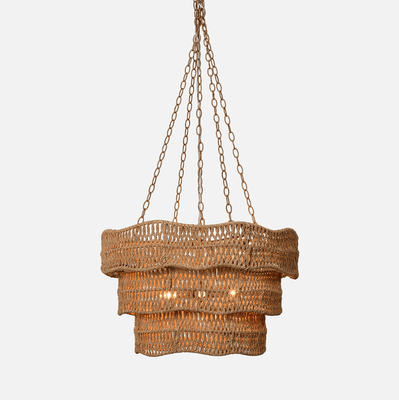 Halina Woven Chandelier - Our Boat House