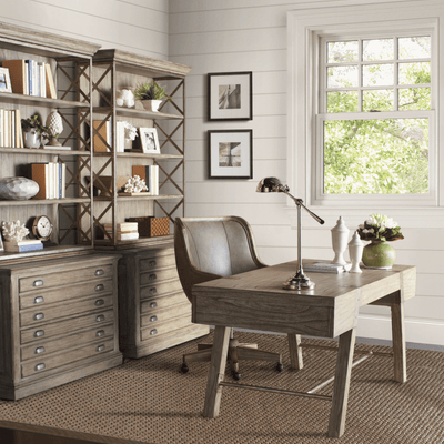 Hamlin Gray Driftwood Writing Desk - Our Boat House