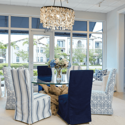 Hampton Driftwood Dining Table Base to accommodate a Round Top - Smaller Spaces 32