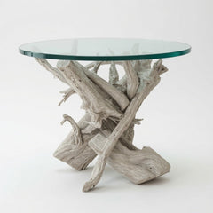 Hampton Driftwood Side Table Base - Our Boat House