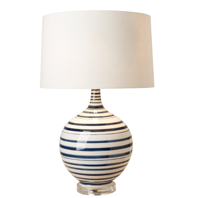 Hampton Shores Striped Lamp - Our Boat House