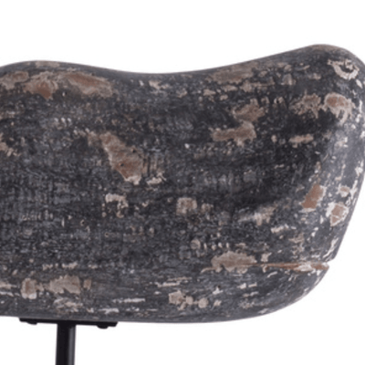 Hand Carved Whale On Stand Blue - Our Boat House