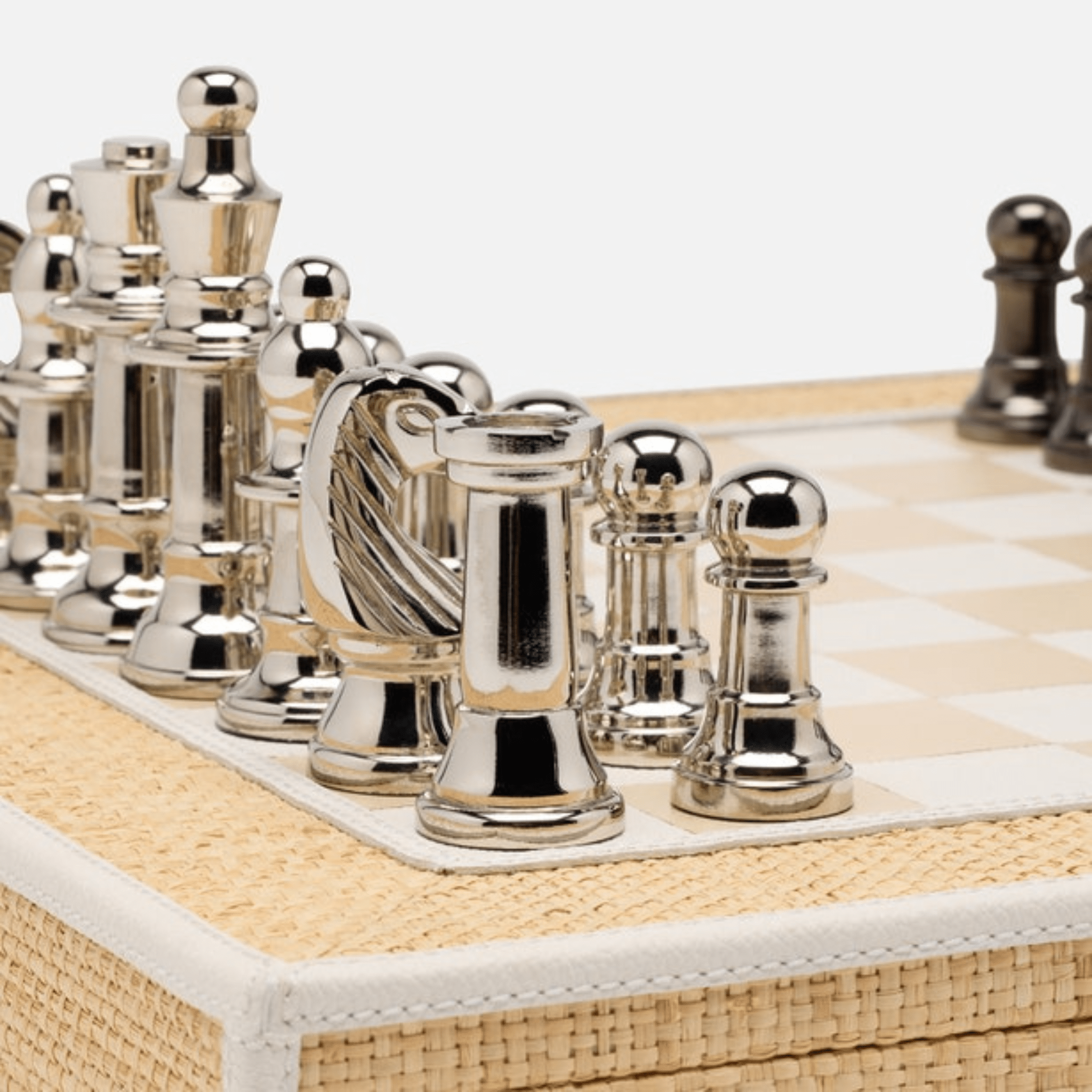 Hanford Chess Game Set - White - Our Boat House