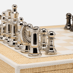 Hanford Chess Game Set - White - Our Boat House
