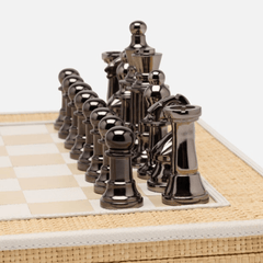 Hanford Chess Game Set - White - Our Boat House