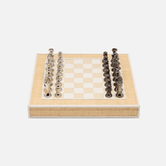 Hanford Chess Game Set - White - Our Boat House