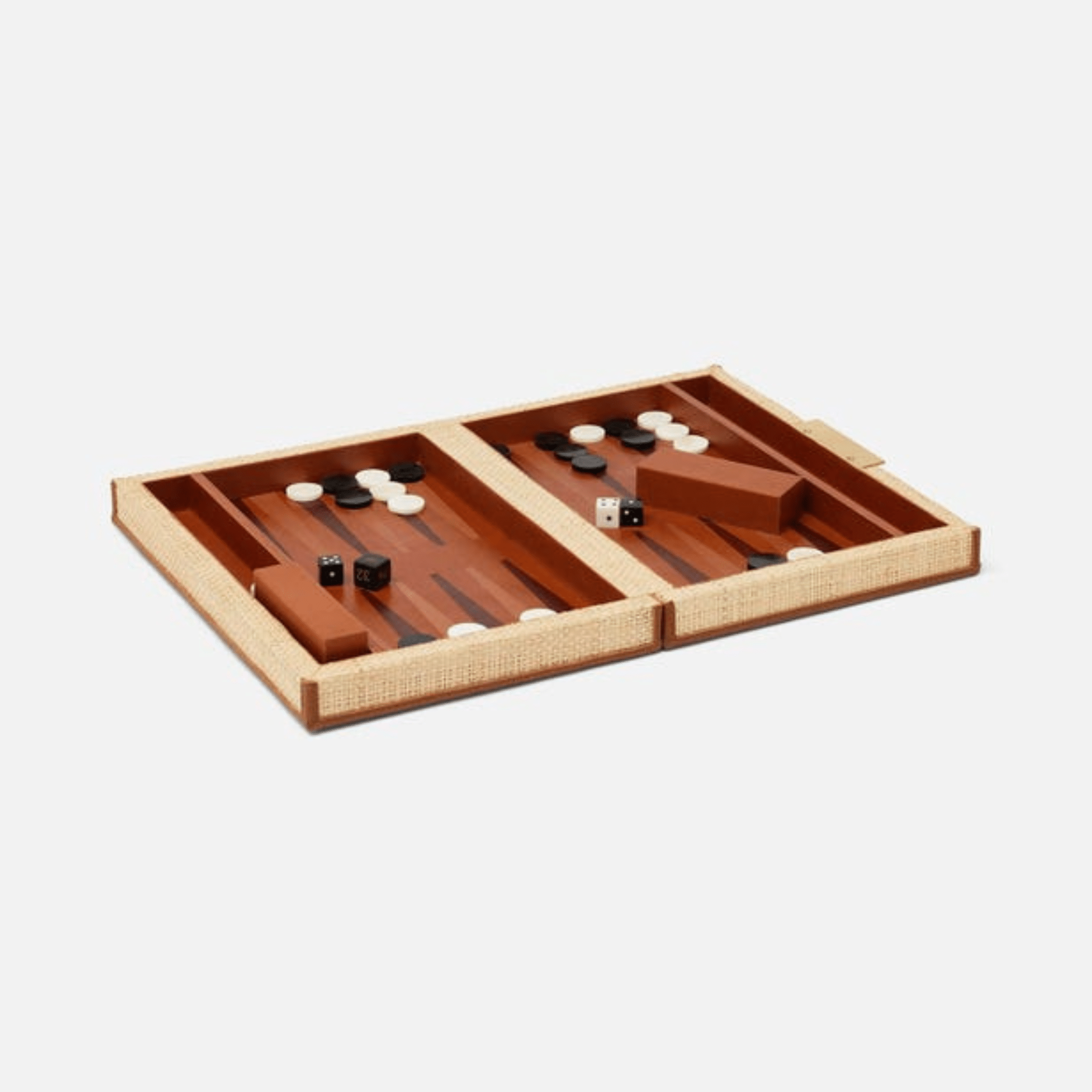 Hanford Natural Backgammon Game Set - Two Sizes - Our Boat House