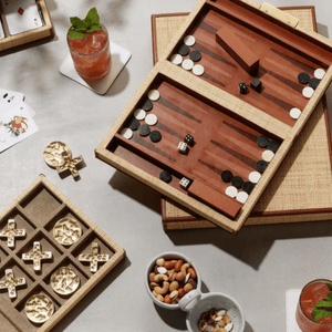 Hanford Natural Backgammon Game Set - Two Sizes - Our Boat House