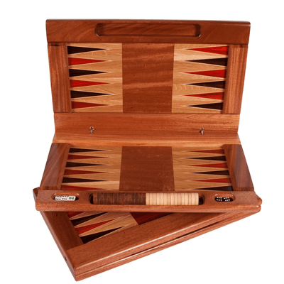 Hardwood Folding Backgammon Set - Our Boat House
