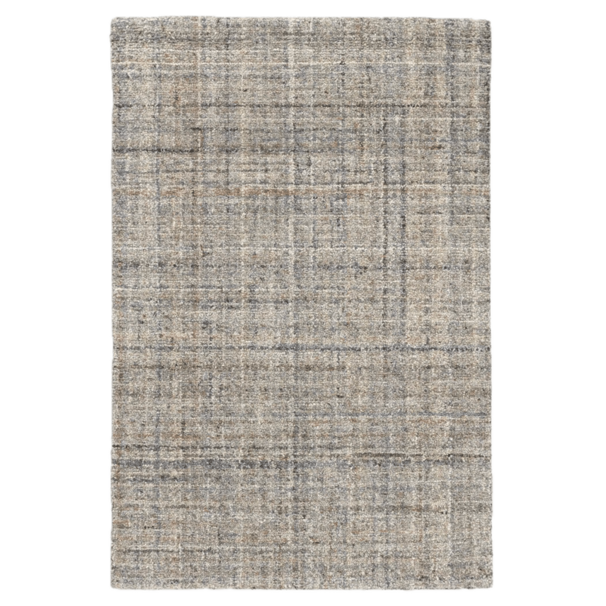 Harris Hand Micro Hooked Wool Rug - Blue & Brown - Our Boat House