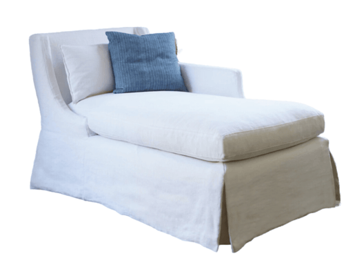 Hemingway Slipcovered Chaise - Our Boat House