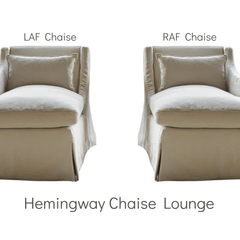 Hemingway Slipcovered Chaise - Our Boat House